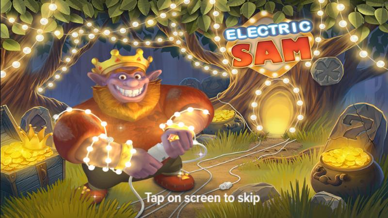 Electric Sam slot game artwork
