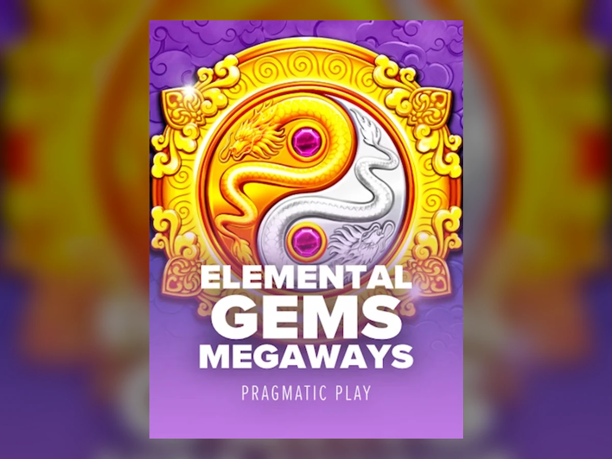 Elemental Gems Megaways slot game artwork