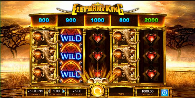 Elephant King slot game artwork