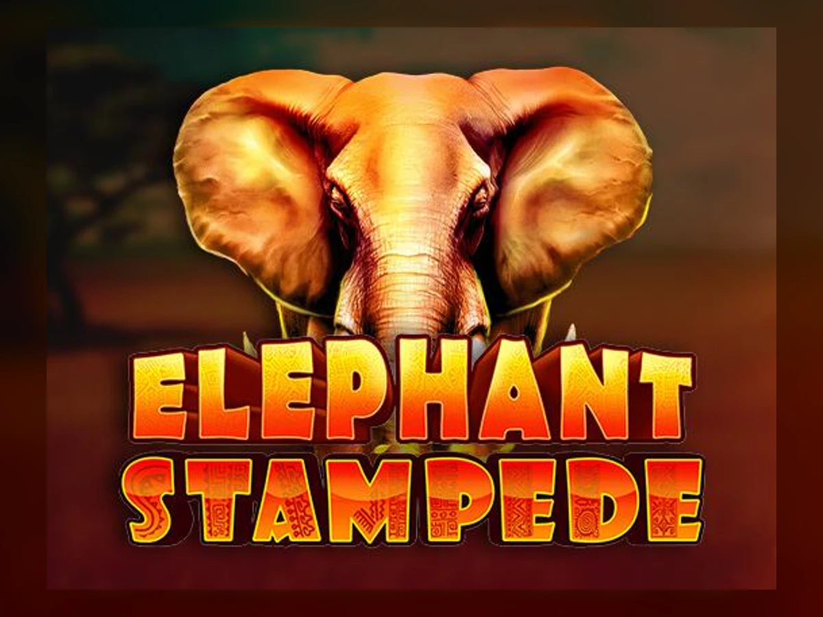 Elephant Stampede slot game artwork