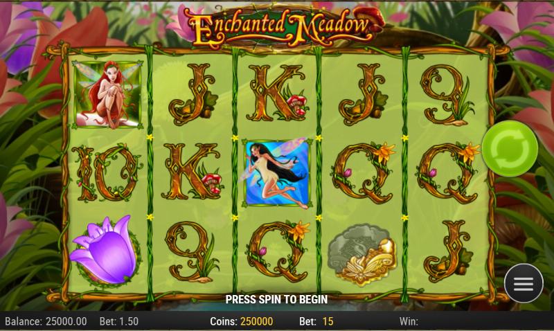 Enchanted Meadow slot game artwork