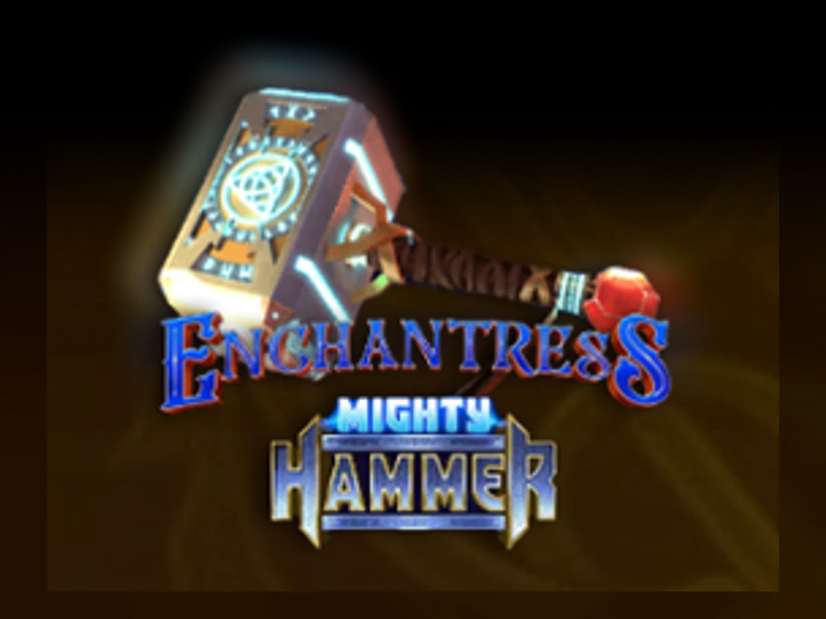Enchantress Mighty Hammer slot game artwork