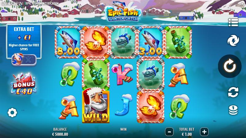 Epic Fish Winter Catch slot game artwork