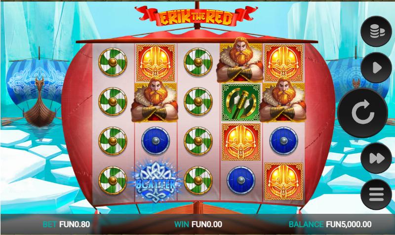 Erik The Red slot game artwork