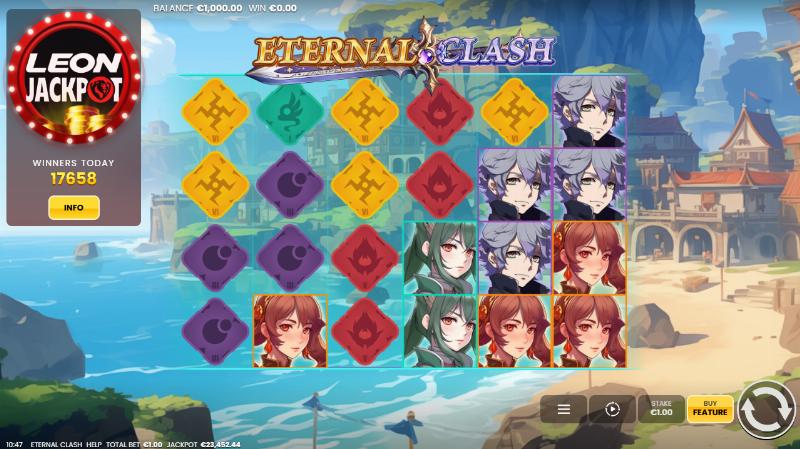 Eternal Clash slot game artwork