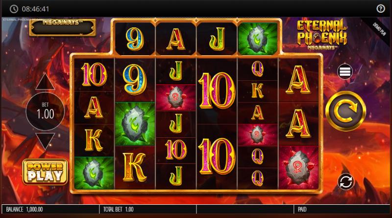 Eternal Phoenix Megaways slot game artwork