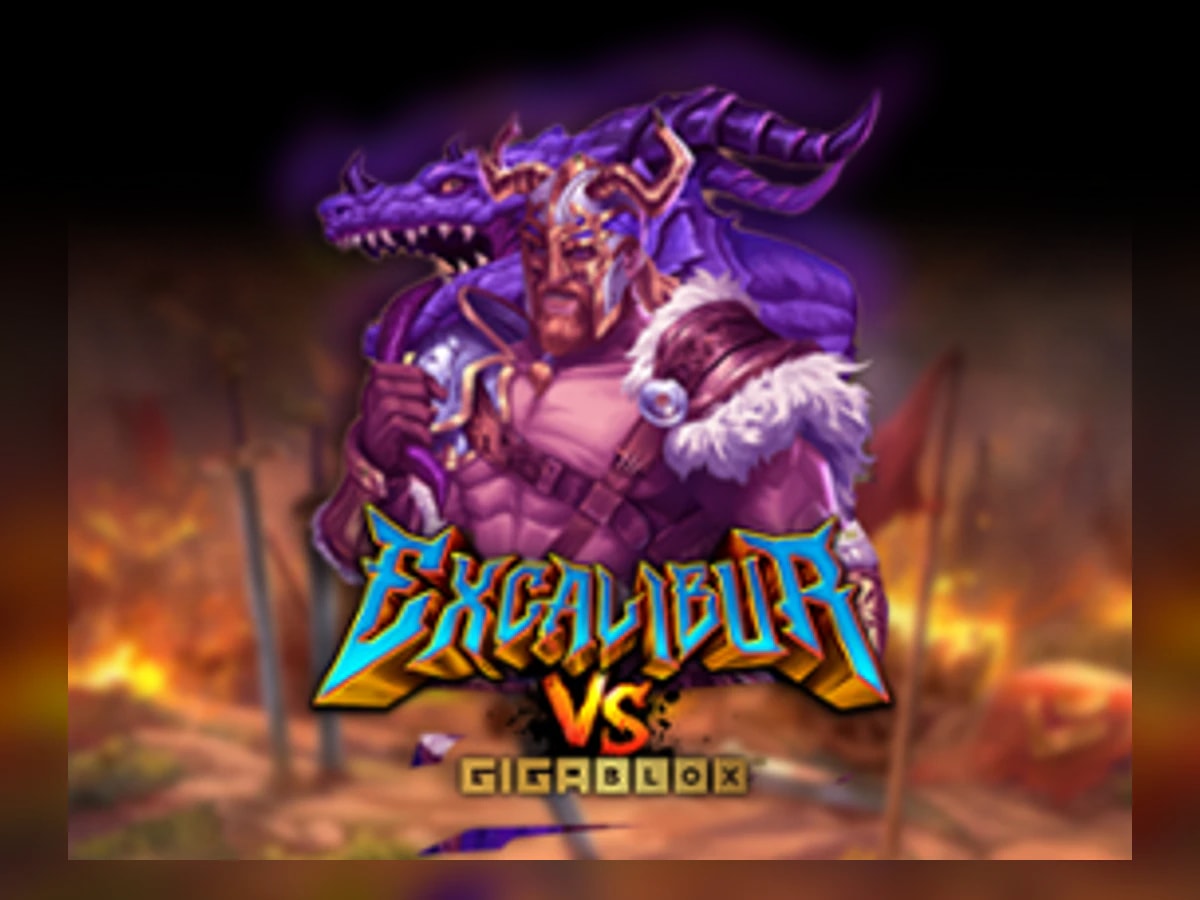 Excalibur Vs Gigablox slot game artwork