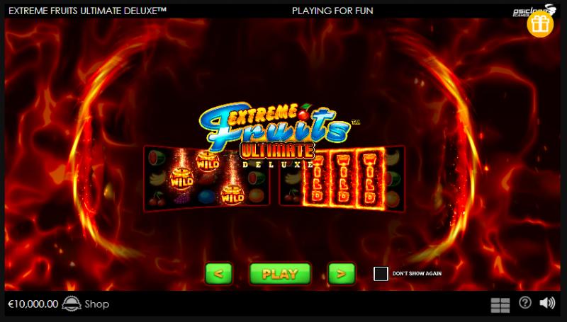 Extreme Fruits Ultimate Deluxe slot game artwork