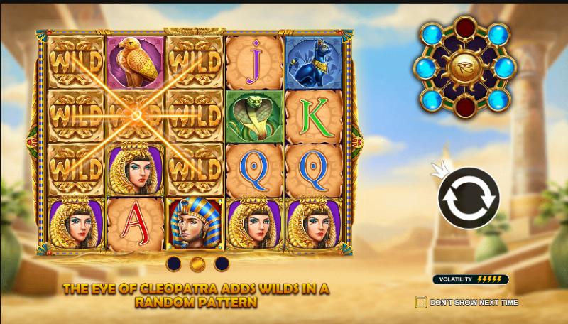 Eye Of Cleopatra slot game artwork