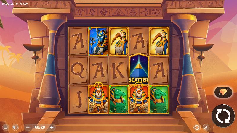 Eye Of Gods slot game artwork