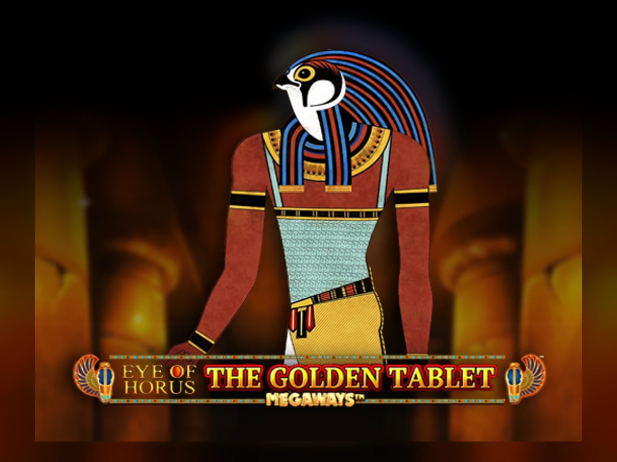 Eye of Horus Golden Tablet Gold Spins slot game artwork