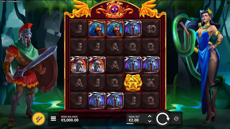 Eye Of Medusa slot game artwork