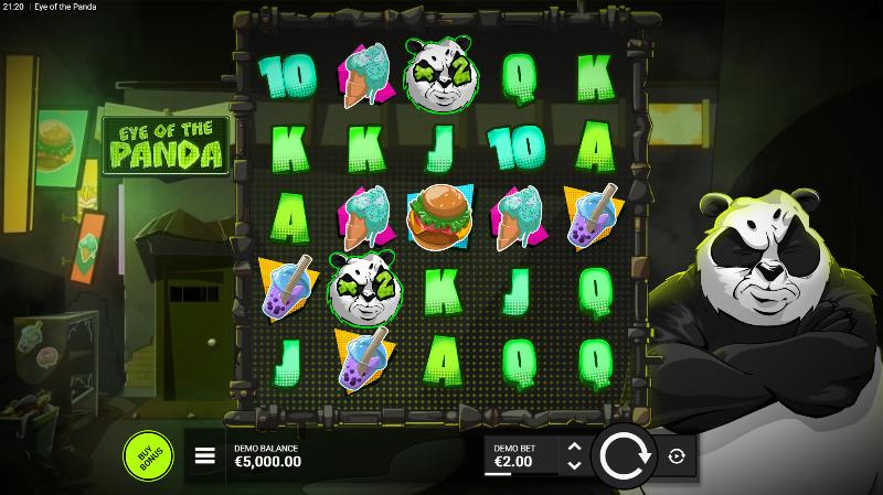 Eye Of The Panda slot game artwork