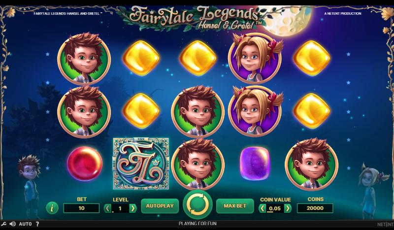 Fairytale Legends: Hansel And Gretel slot game artwork