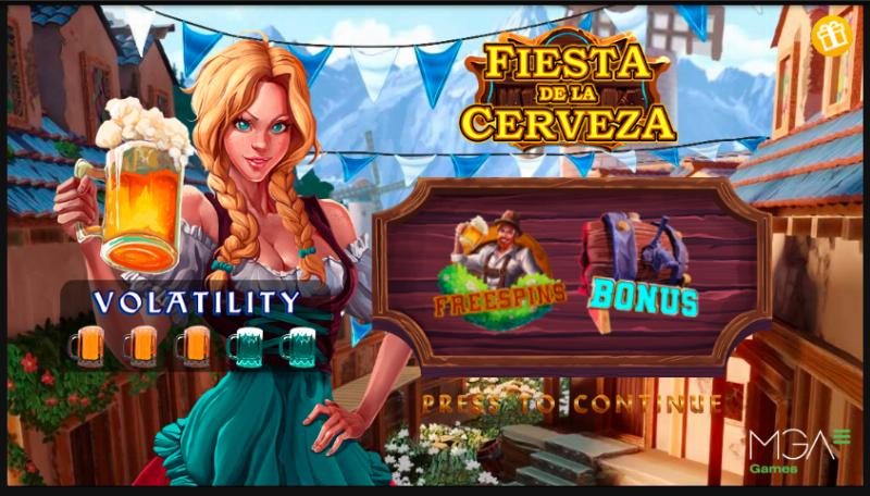 Fiesta De La Cerveza slot game artwork