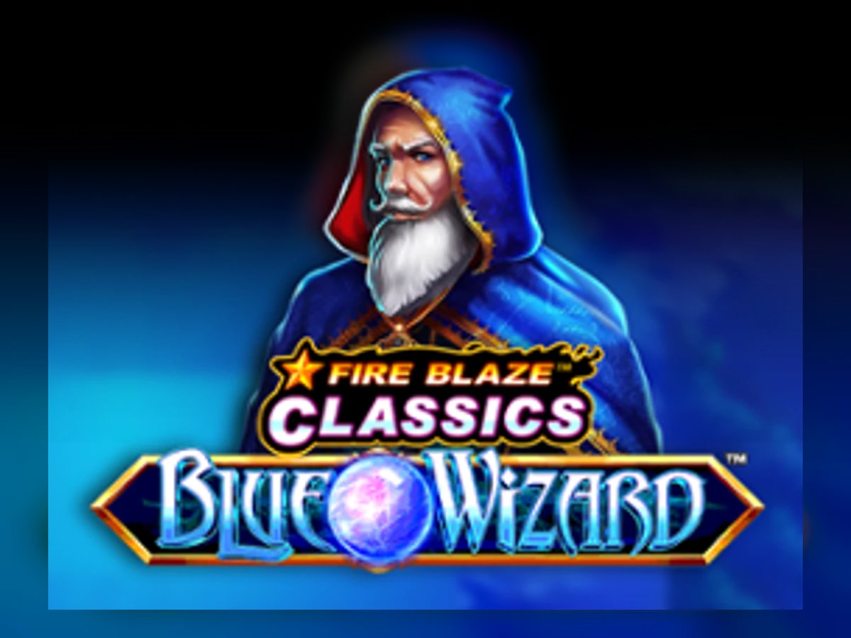 Fire Blaze: Blue Wizard slot game artwork