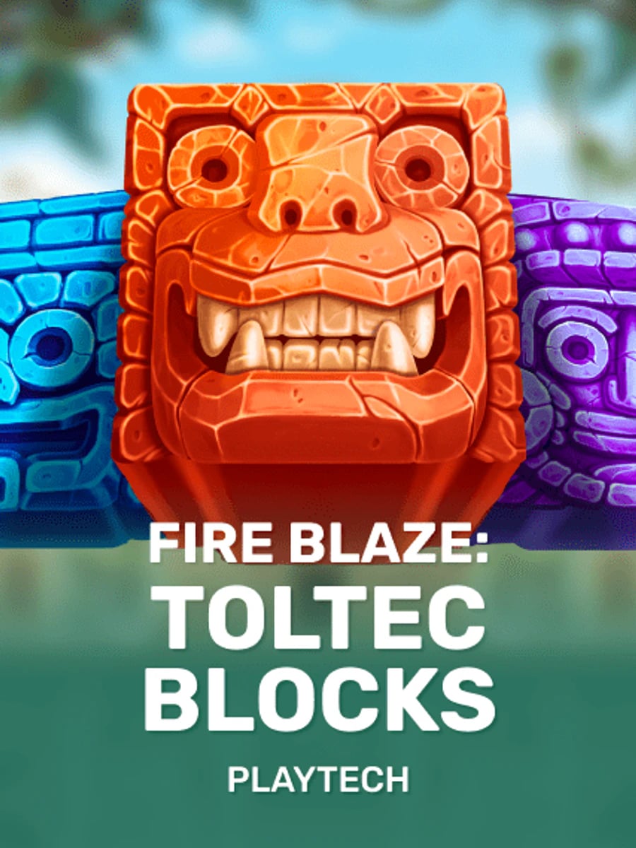Fire Blaze: Toltec Blocks slot game artwork