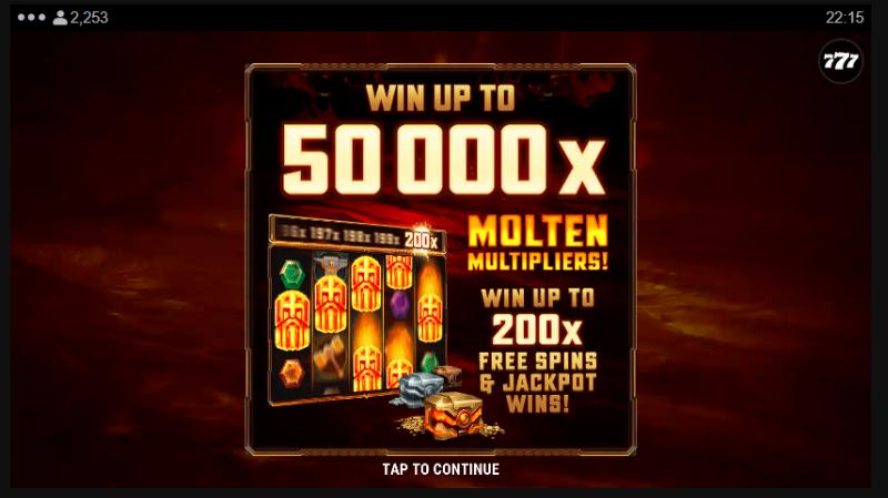 Fire Forge slot game artwork
