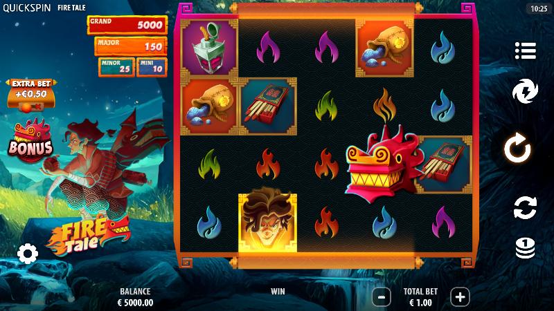 Fire Tale slot game artwork