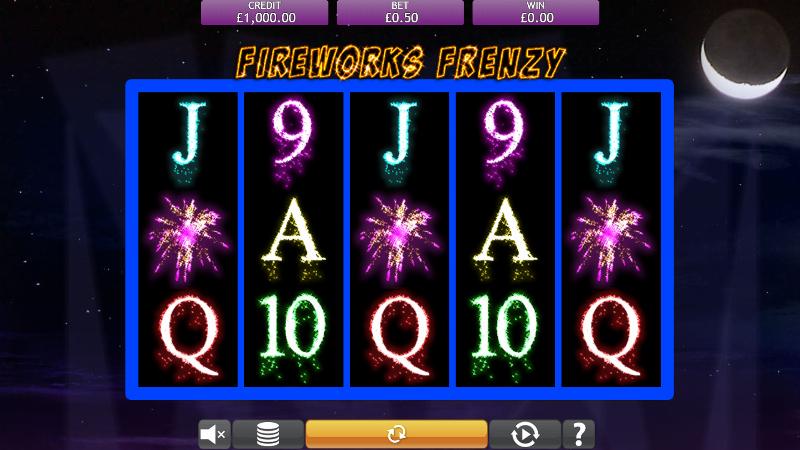 Fireworks Frenzy slot game artwork
