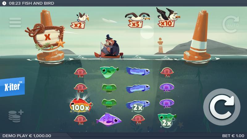 Fish And Bird slot game artwork