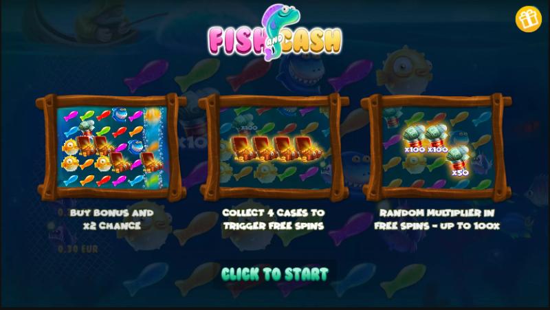 Fish And Cash slot game artwork