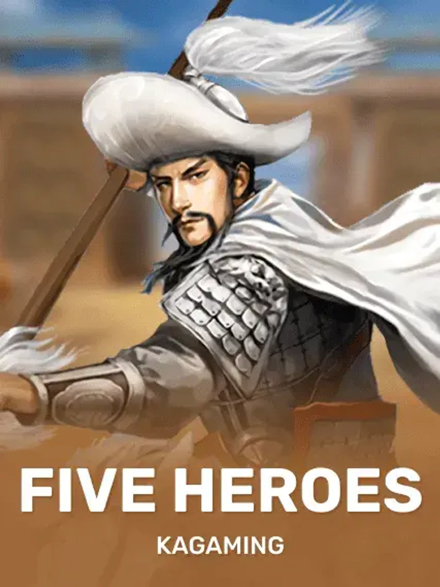 Five Heroes slot game artwork