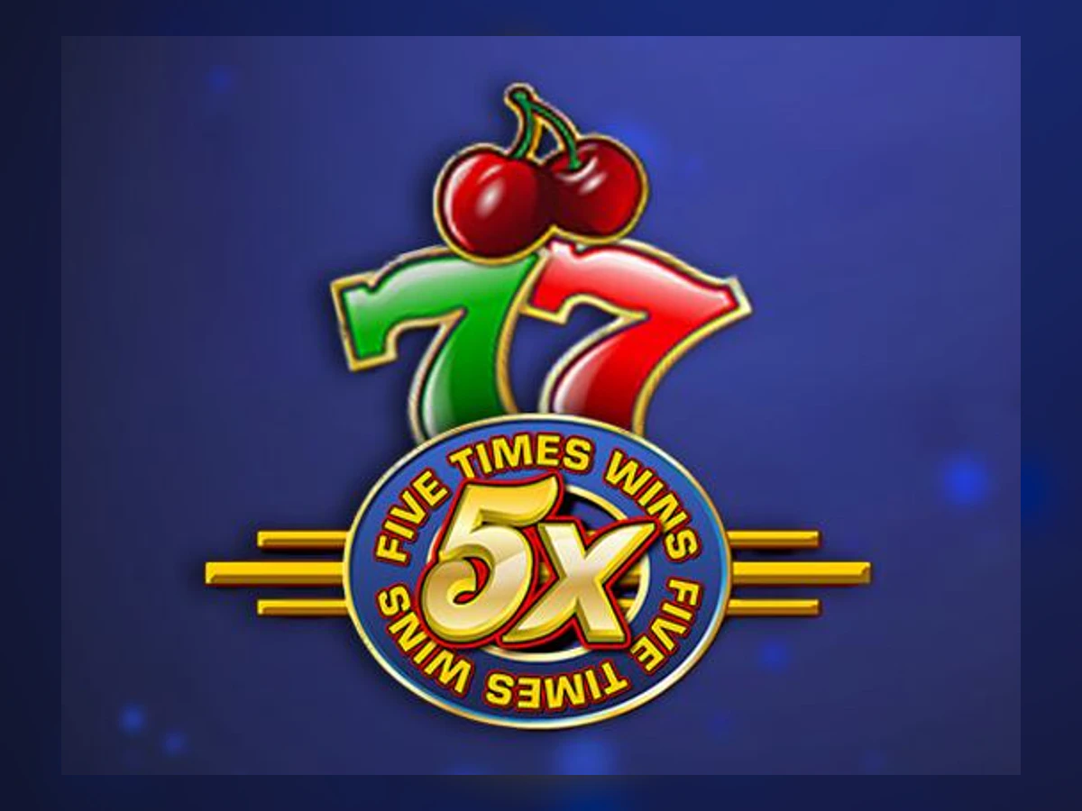 Five Times Wins slot game artwork