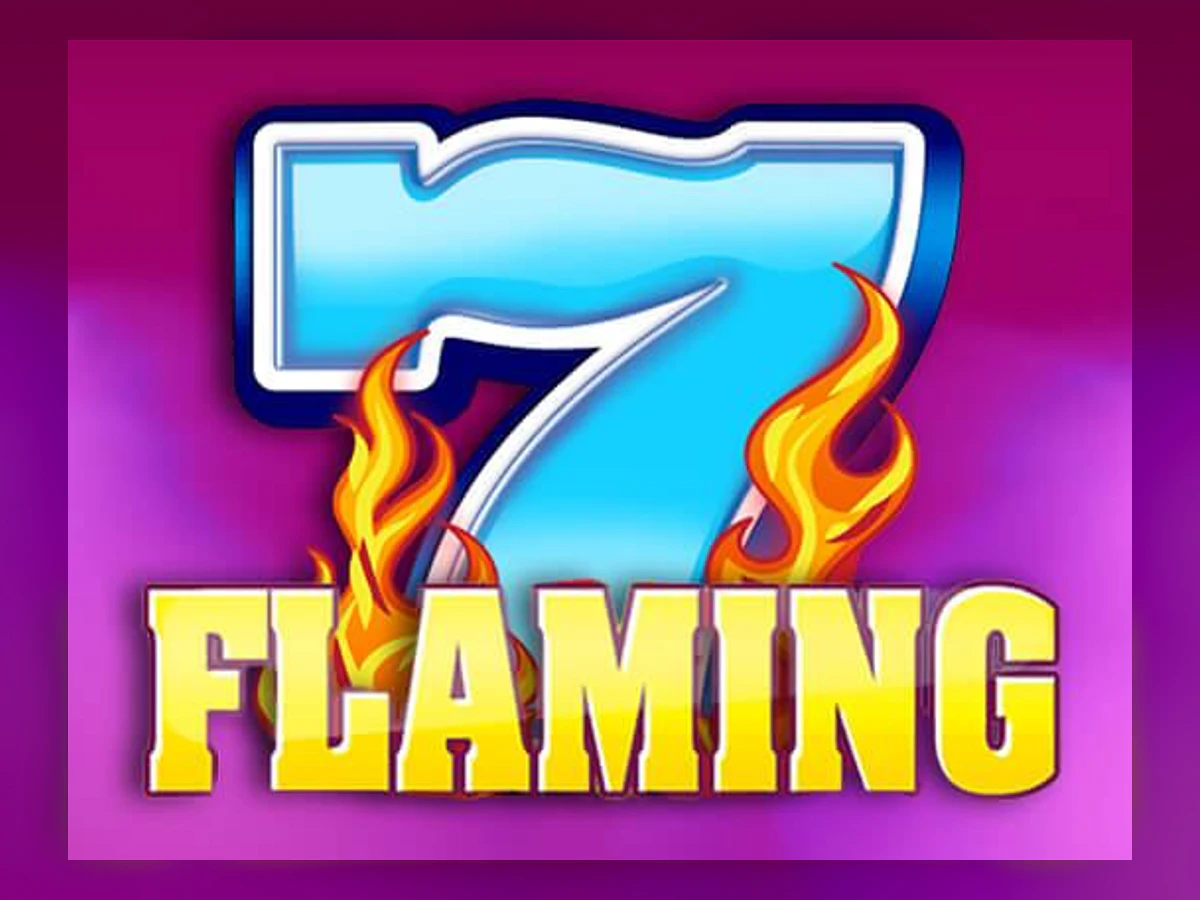 Flaming 7s slot game artwork