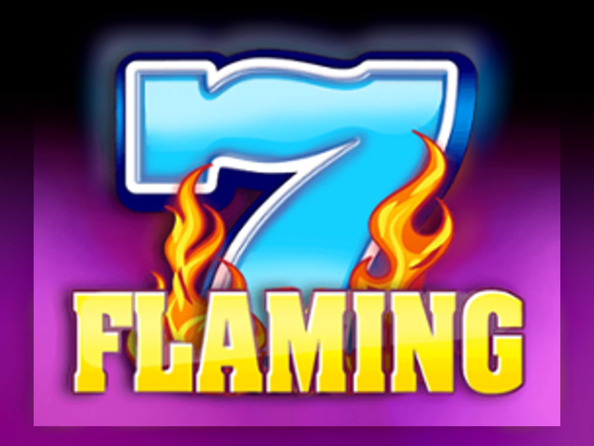 Flaming 7s slot game artwork