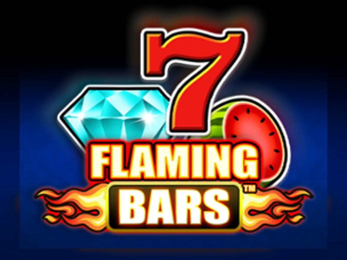 Flaming Bars slot game artwork