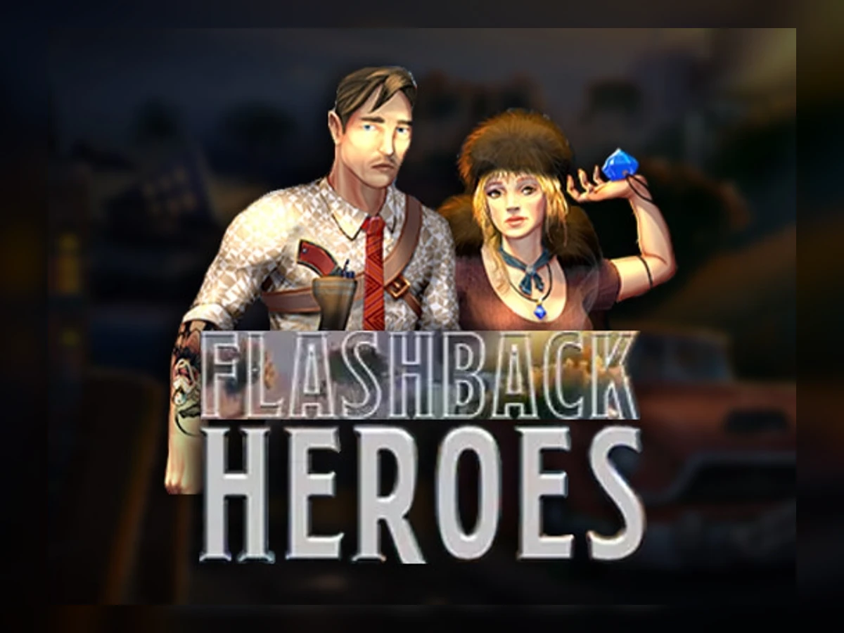 Flashback Heroes slot game artwork