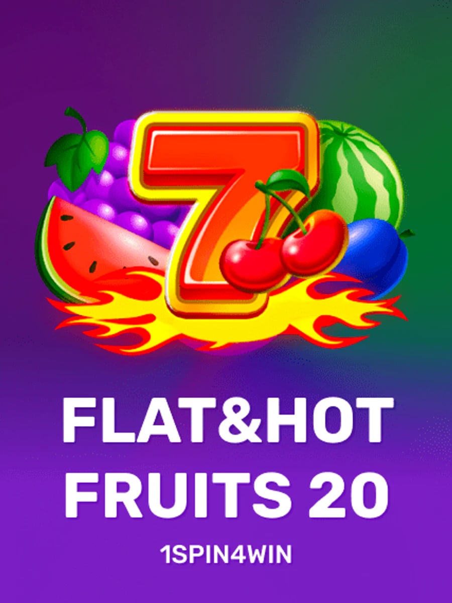 Flat & Hot Fruits 20 slot game artwork