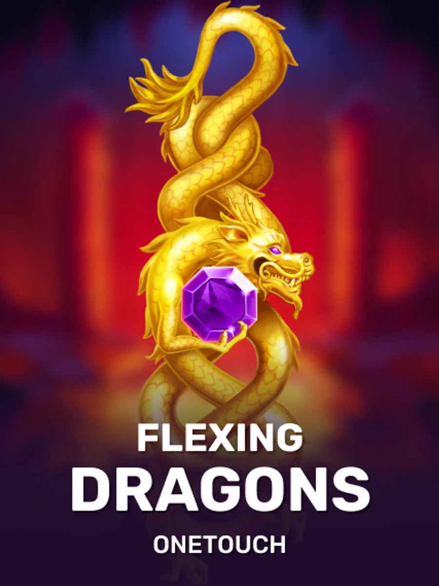 Flexing Dragons slot game artwork