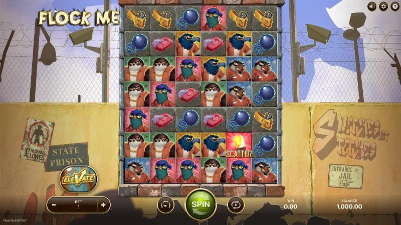 Flock Me slot game artwork