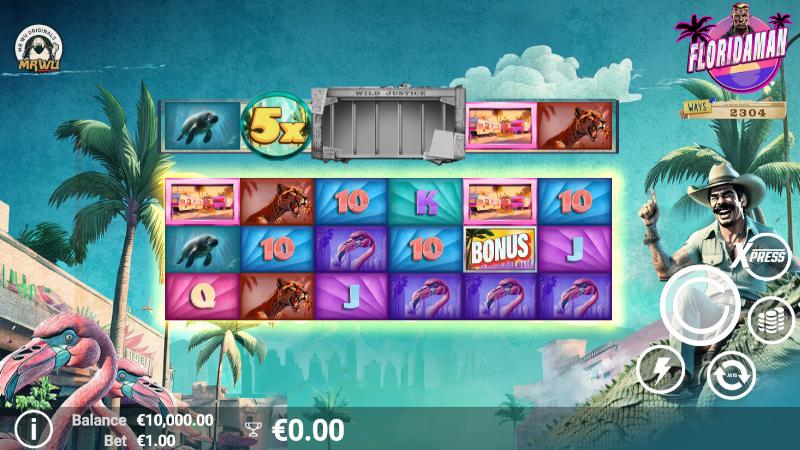 Floridaman slot game artwork