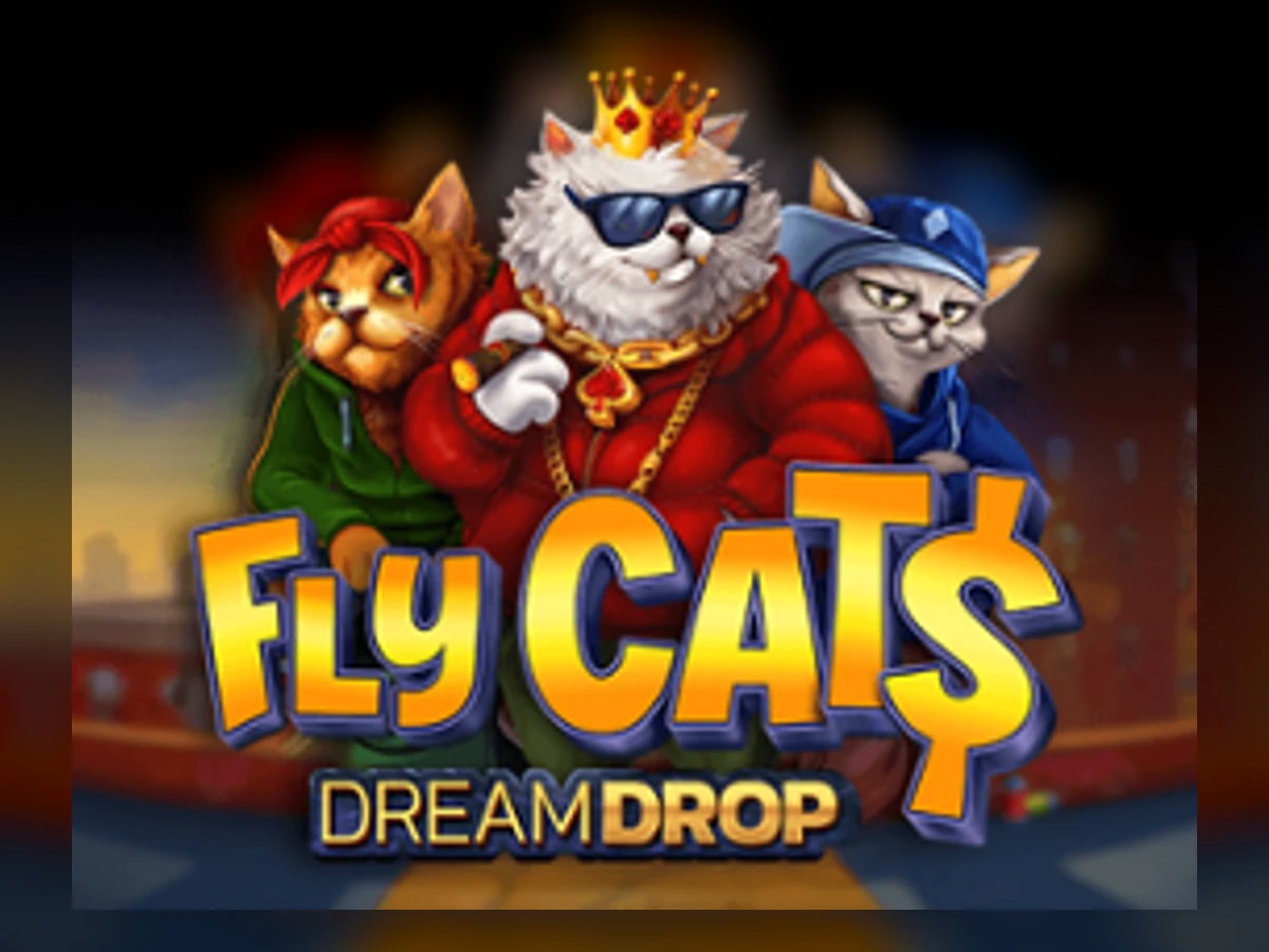 Fly Cats Dream Drop slot game artwork