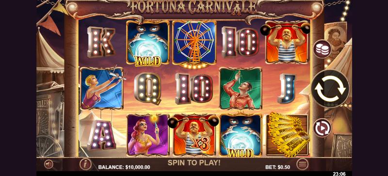 Fortuna Carnivàle slot game artwork