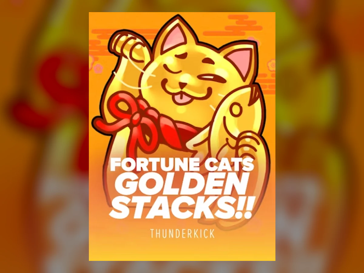 Fortune Cats Golden Stacks slot game artwork