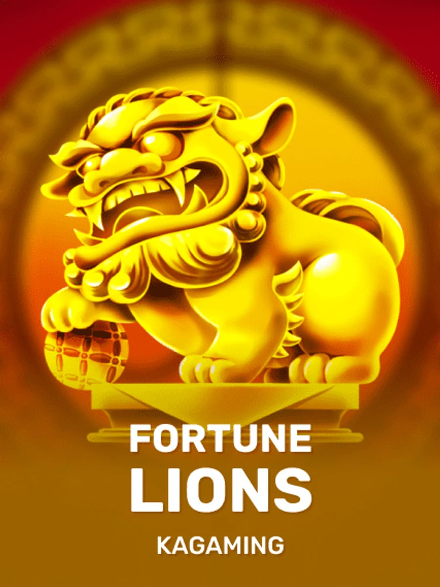 Fortune Lions slot game artwork