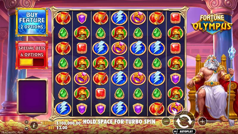Fortune Of Olympus slot game artwork