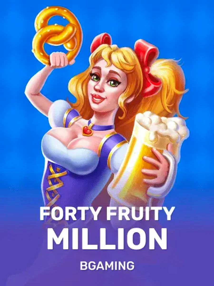 Forty Fruity Million slot game artwork
