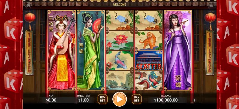 Four Beauties ( Ka Gaming) slot game artwork