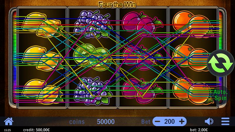 Four The Win slot game artwork