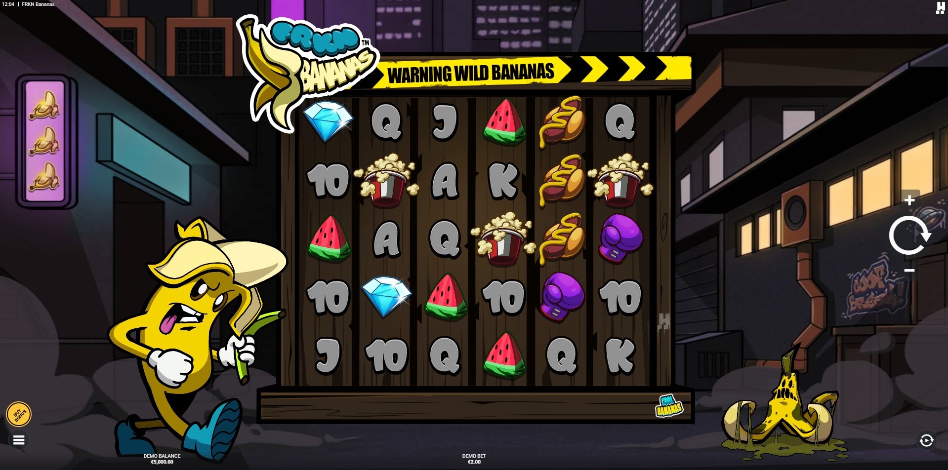 Frkn Bananas slot game artwork