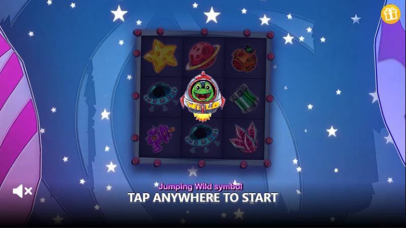 Frog Space Program slot game artwork