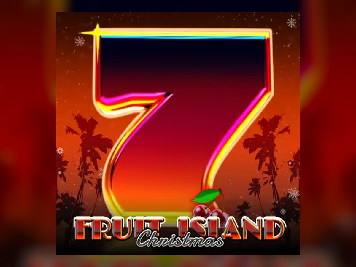 Fruit Island Christmas slot game artwork