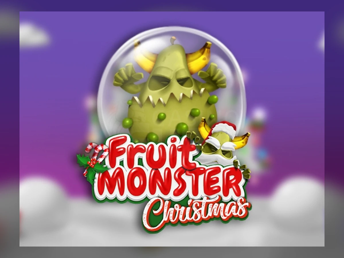 Fruit Monster Christmas slot game artwork