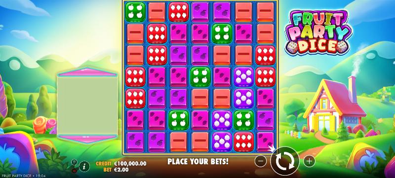 Fruit Party Dice slot game artwork