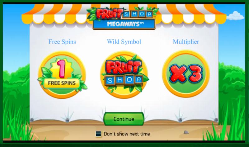 Fruit Shop Megaways slot game artwork
